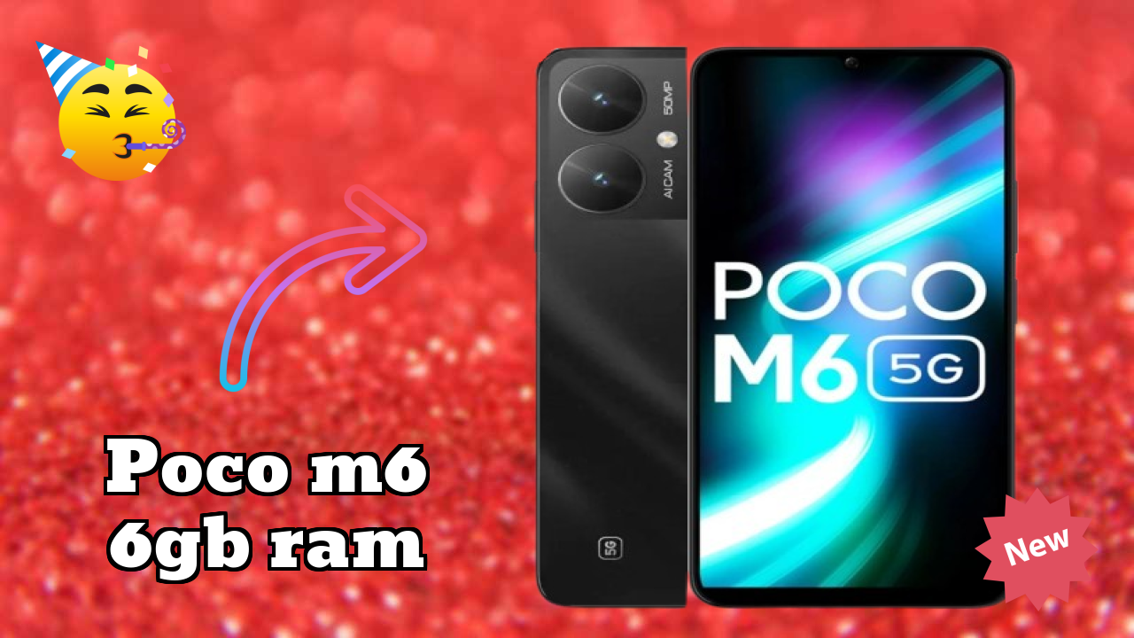 POCO M6 6GB RAM Display Review: IPS LCD Screen Size