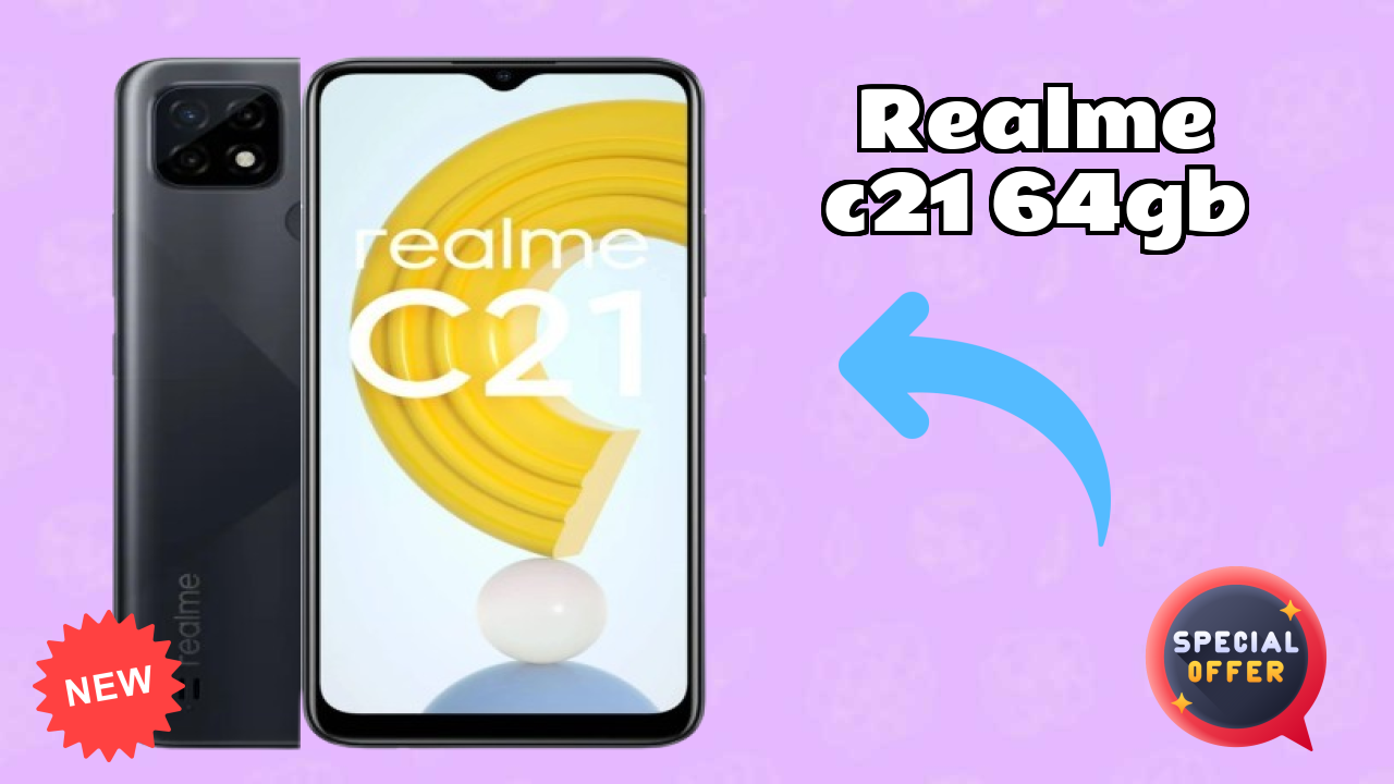 Realme C21 64GB at ₹10,999 - Complete Specifications List