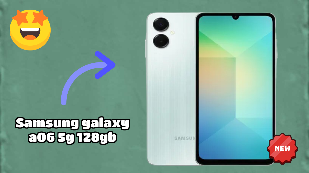 Samsung Galaxy A06 5G 128GB Display Size: 6.7 Inches (17.02 Cm) Screen Test
